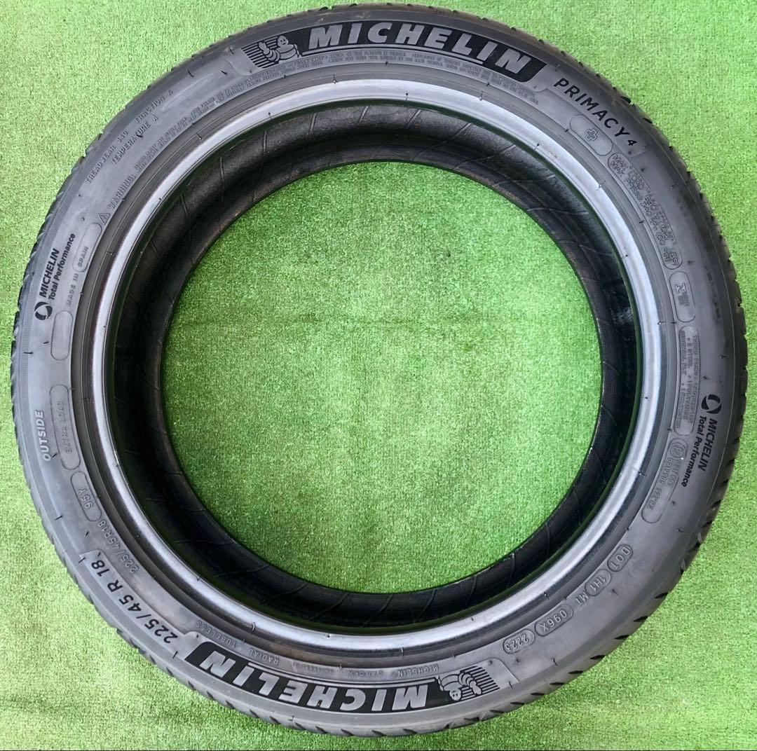 225/45 R18 MICHELIN Primacy 4ラジアルタイヤ