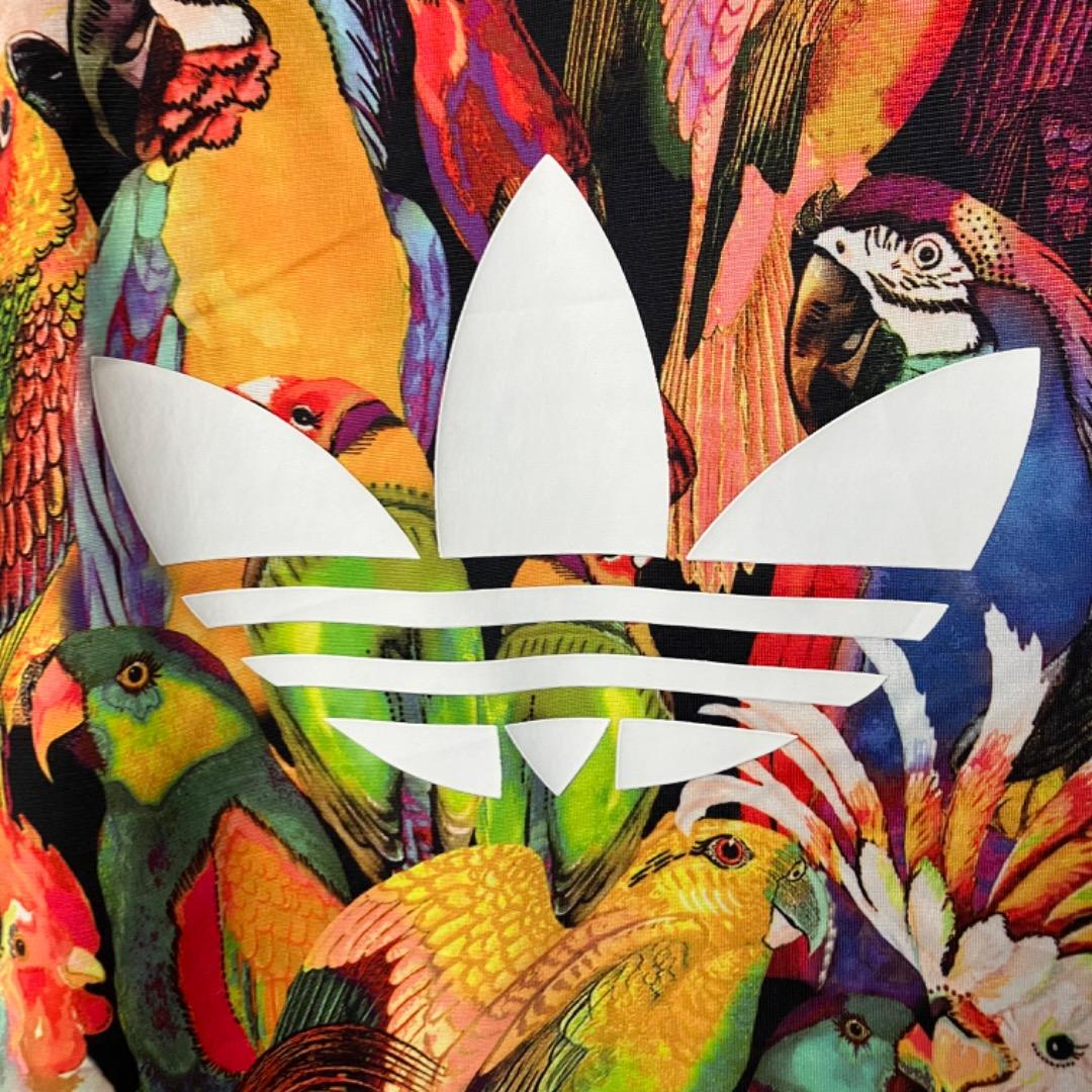 adidas ファームカンパニーコラボ アディダス トラックジャケット 九官鳥柄