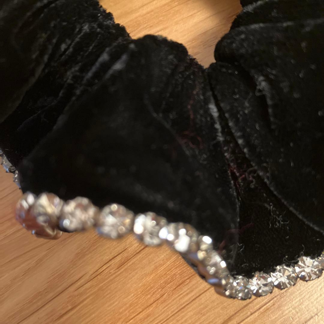 【値下げ】アレクサンドル ドゥ パリ シュシュ　 スワロフスキー