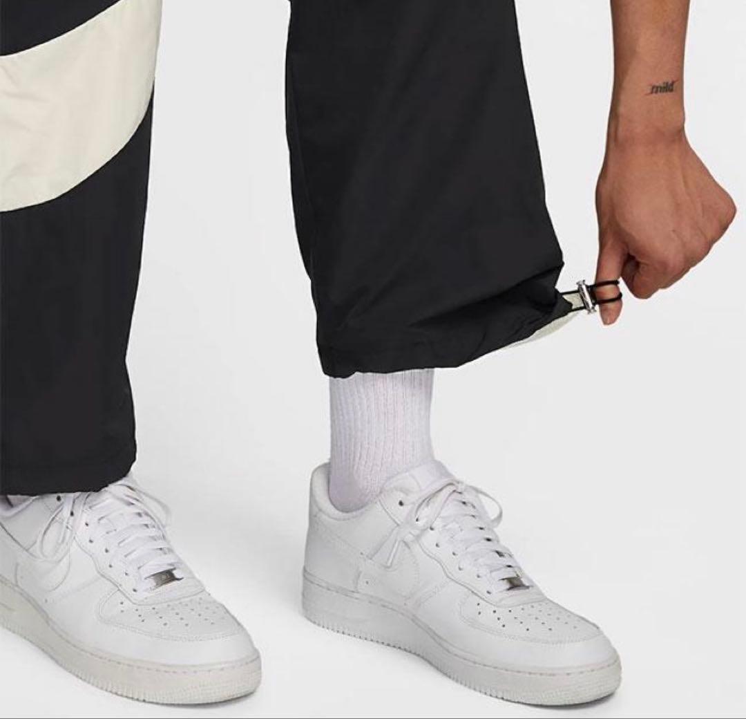 XL ☆新品タグ付☆ ナイキ　ビッグスウッシュ ウーブンパンツ　ブラック　廃盤