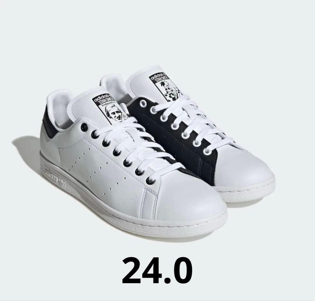 【新品未使用】アディダスタンスミスクルエラ101匹わんちゃんディズニー白黒