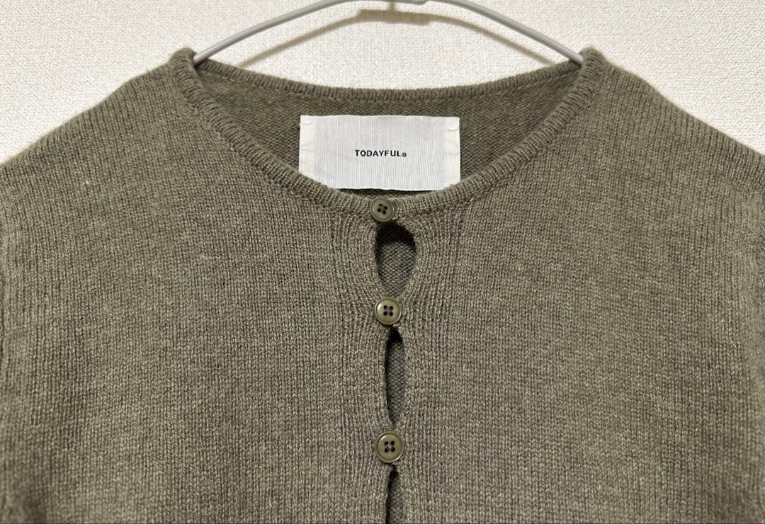 トップス TODAYFUL Cashmere Compact Cardigan