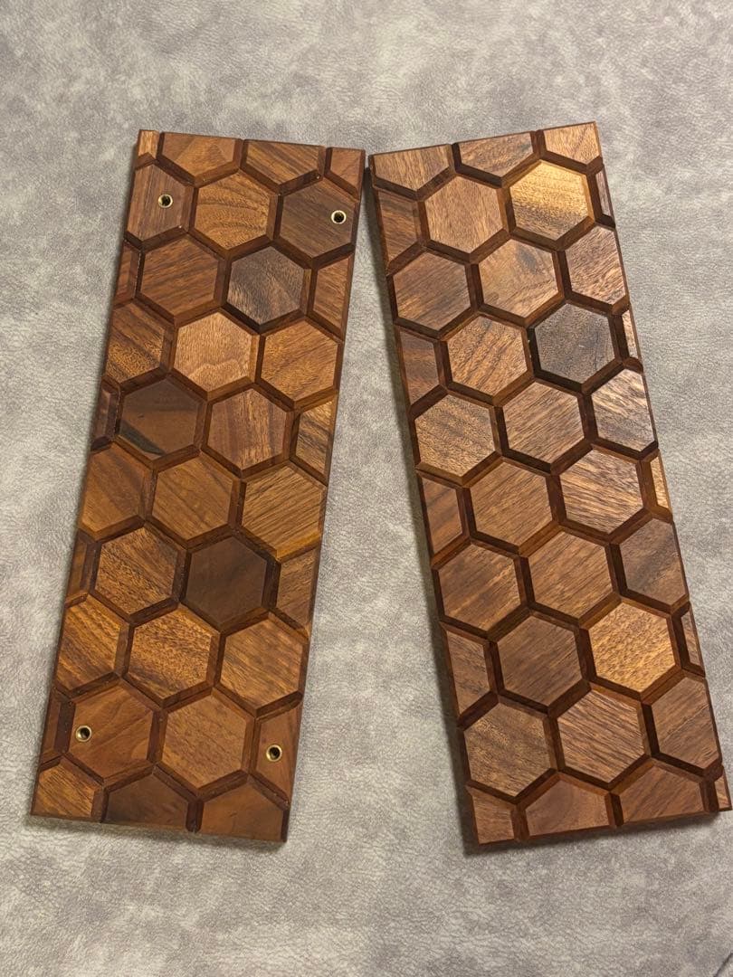 Z works. 俺の兜　ウォールナット IGT 天板 ハーフ 2枚