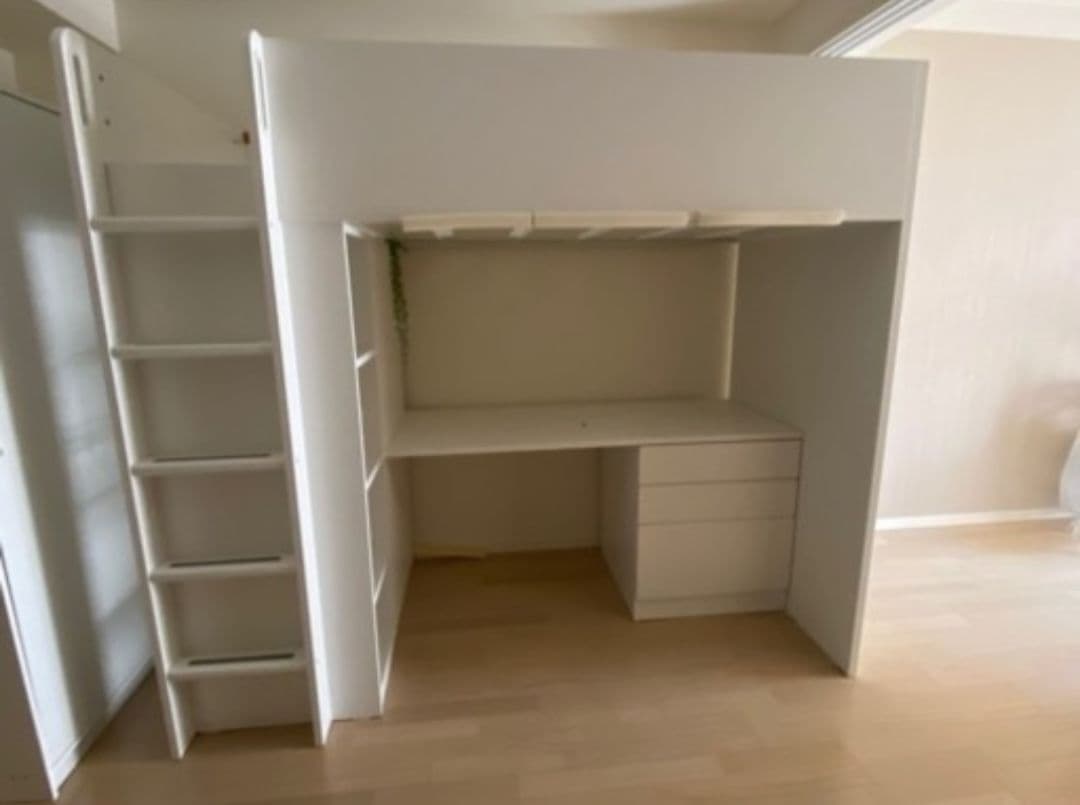 IKEA SMÅSTAD ロフトベッド ホワイト