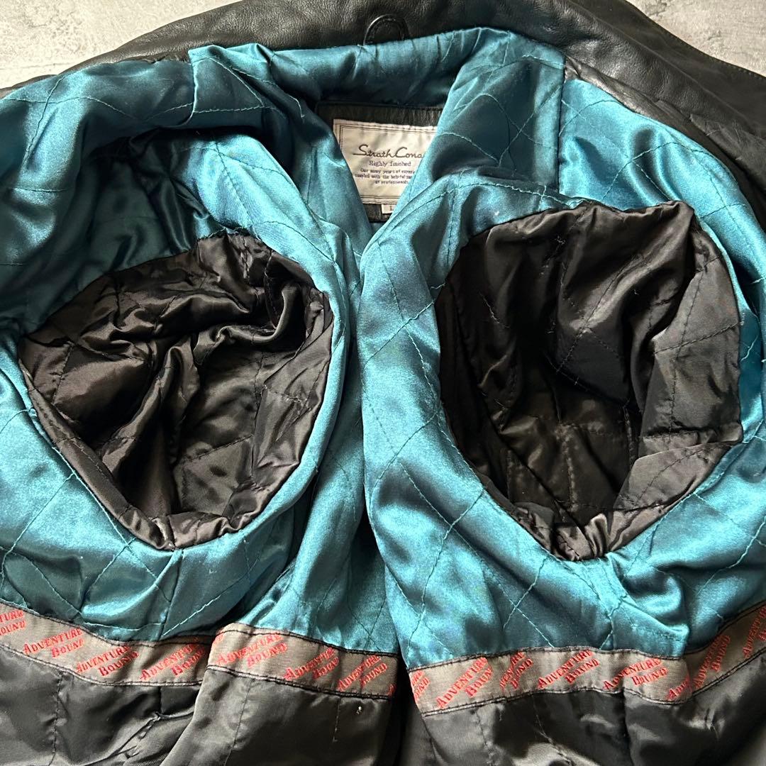 Strath Conar A-2型 leather bomber jacket