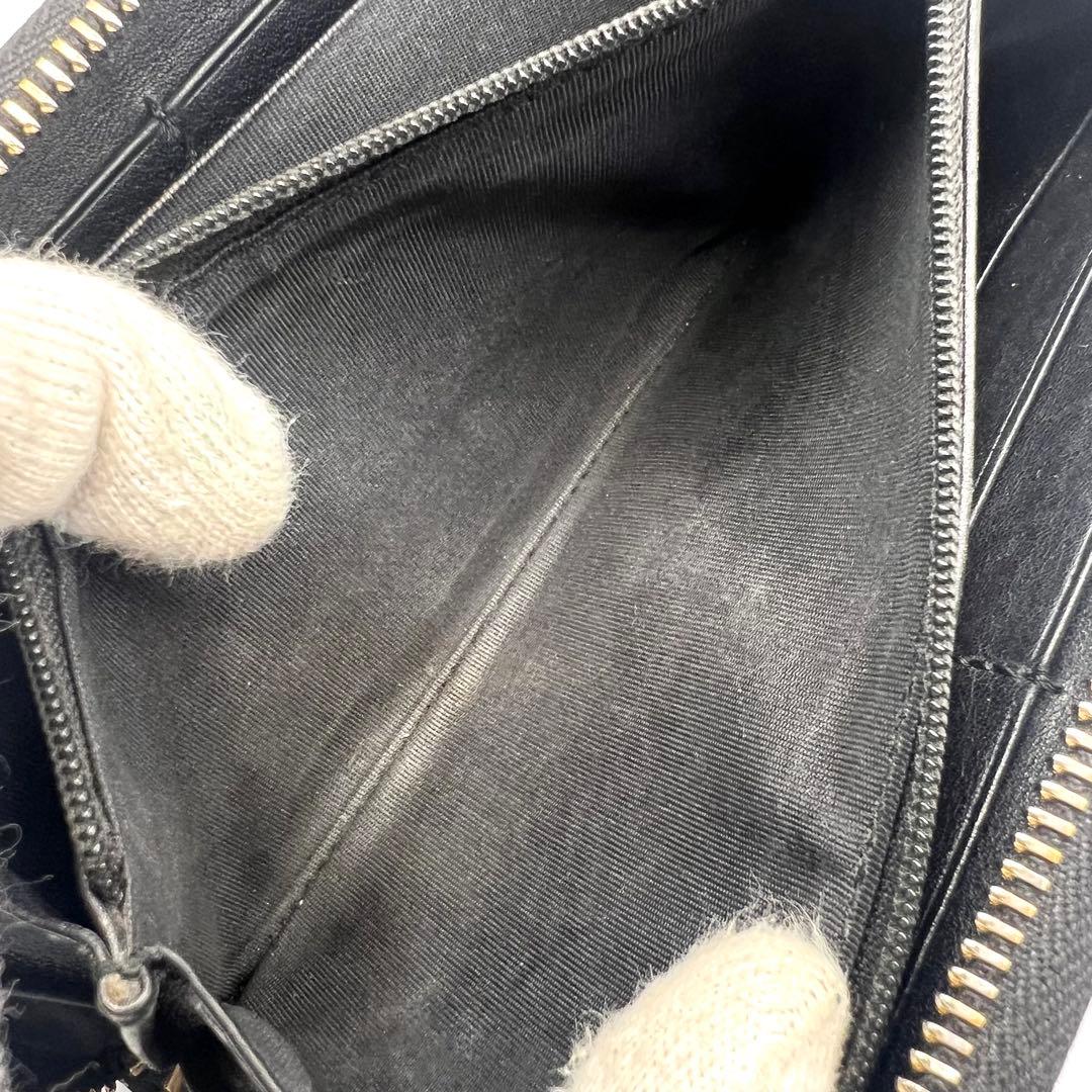 激レア✨GUCCI シマ　マイクロシマ　長財布　ユニセックス　インターロッキング