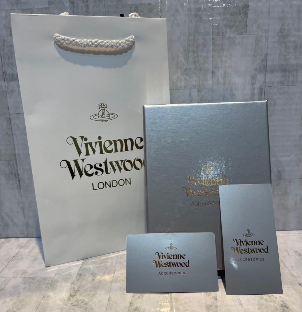 Vivienne Westwood 3つ折り財布 / エナメルブラック