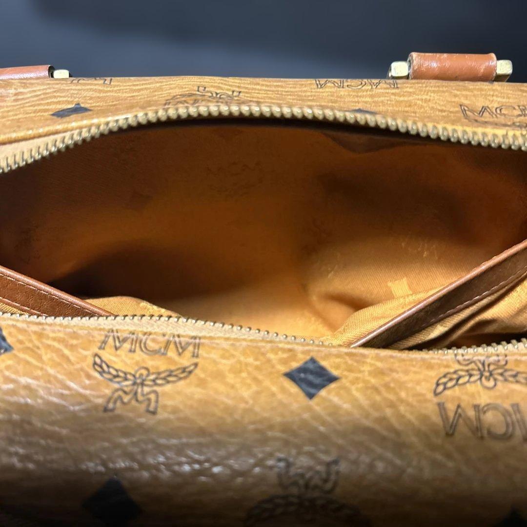 MCM レザーボストンバッグ 中型