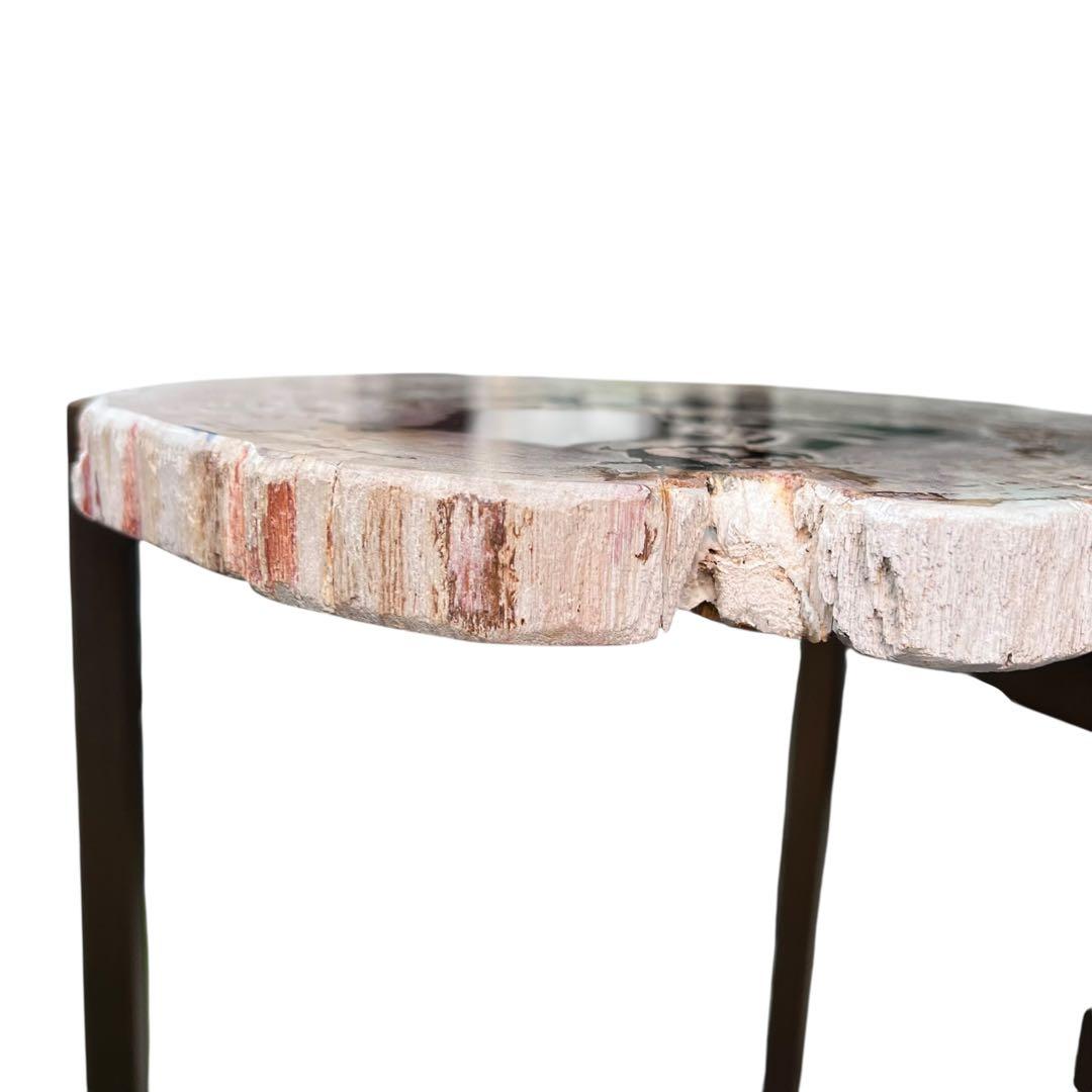 KAJA カジャ 木化石 サイドテーブル (H55)