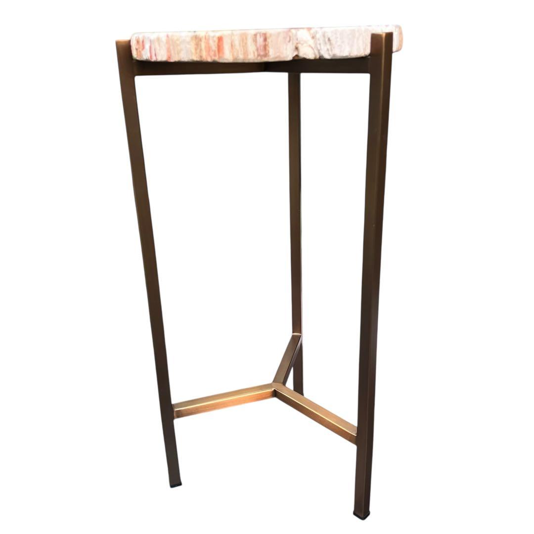 KAJA カジャ 木化石 サイドテーブル (H55)