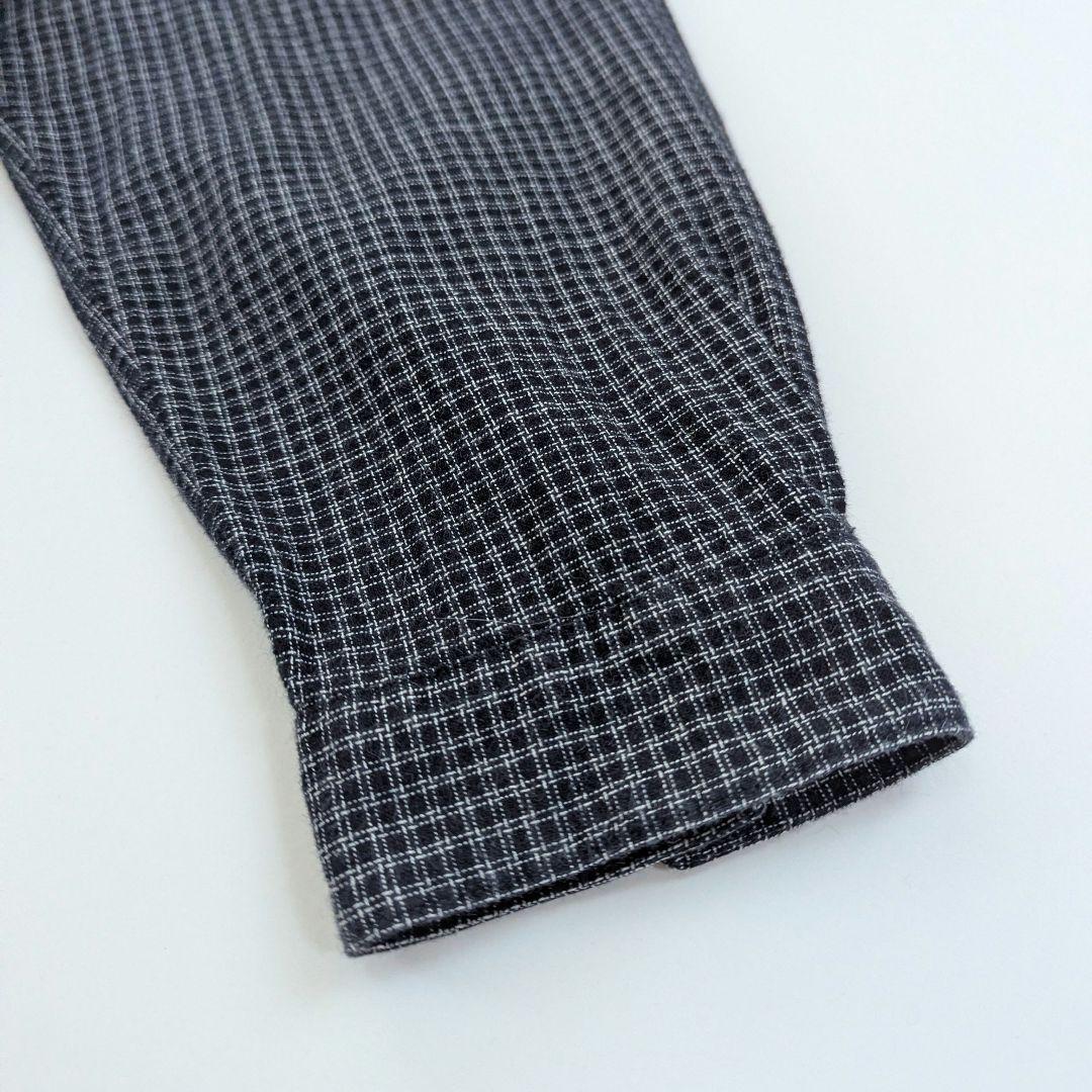 美品★スティーブンアラン　グラフチェック　ジッププルオーバーシャツ　2.2万　M