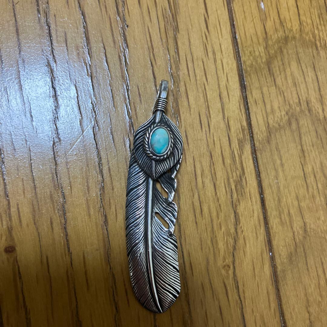 TADY &KING フェザーネックレス　ターコイズ