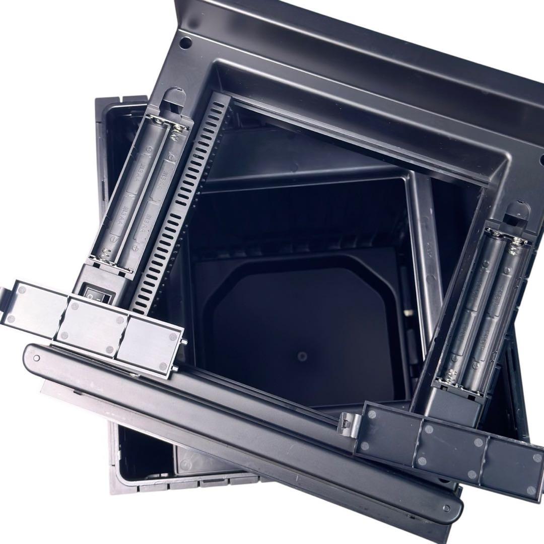 めいZitA 自動開閉ゴミ箱 スクエアタイプ ブラック