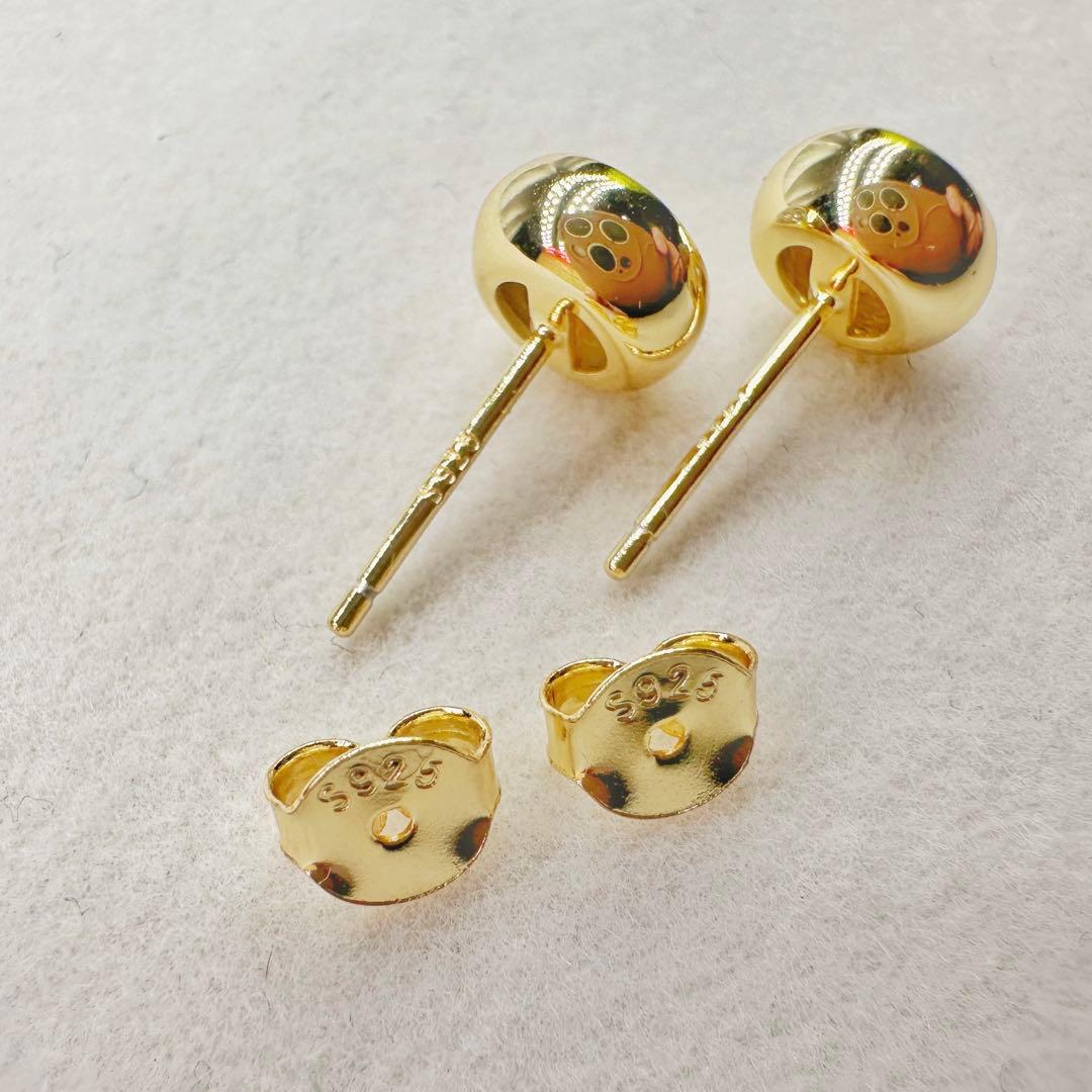 【再入荷】 最高級 モアサナイト 0.5ct ピアス 韓国 人気 ゴールド仕上げ
