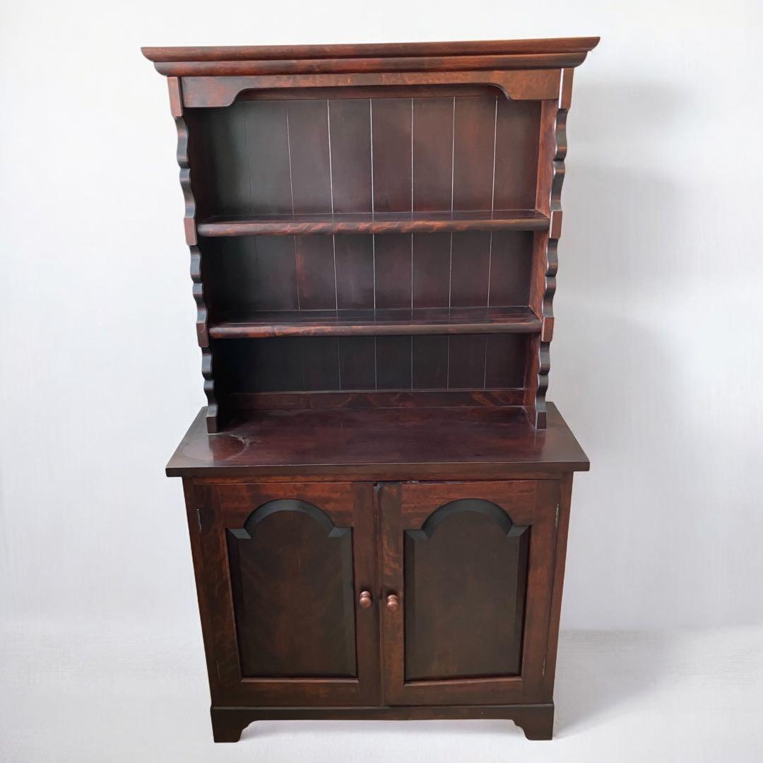 A2D16■松本民芸家具 カップボード 食器棚