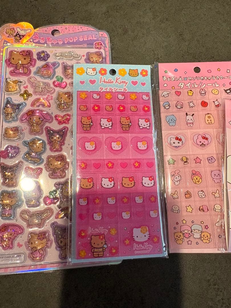 ボンボンドロップシール　サンリオセット