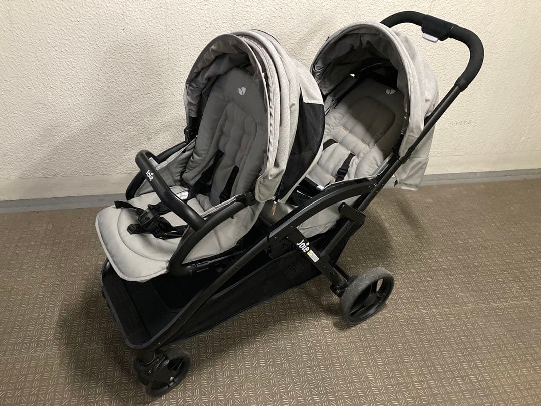 Joie ダブルベビーカー グレー/ブラック