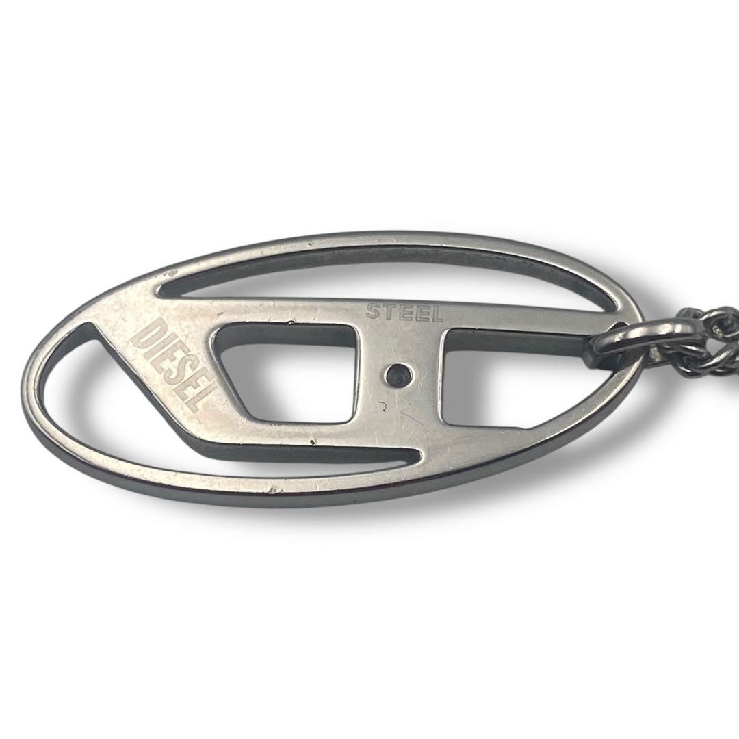 極美品 DIESEL ディーゼル ブレスレット メンズ スチール シルバー