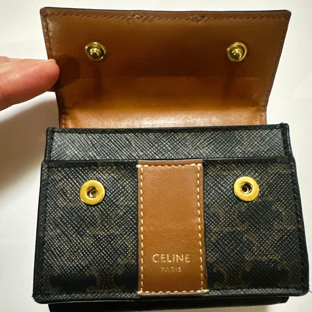 CELINE トリオンフ スモール トリフォールド コンパクトウォレット