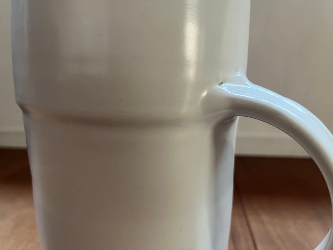 黒田泰蔵　白磁ピッチャー 木箱付き