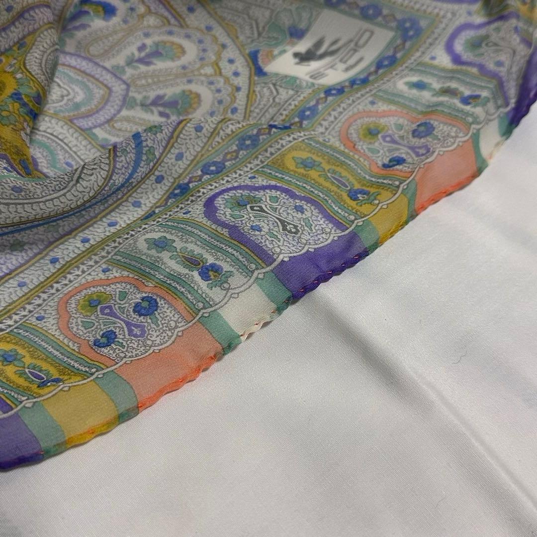 美品☆エトロ☆超大判☆スカーフ☆特大☆ペイズリー☆