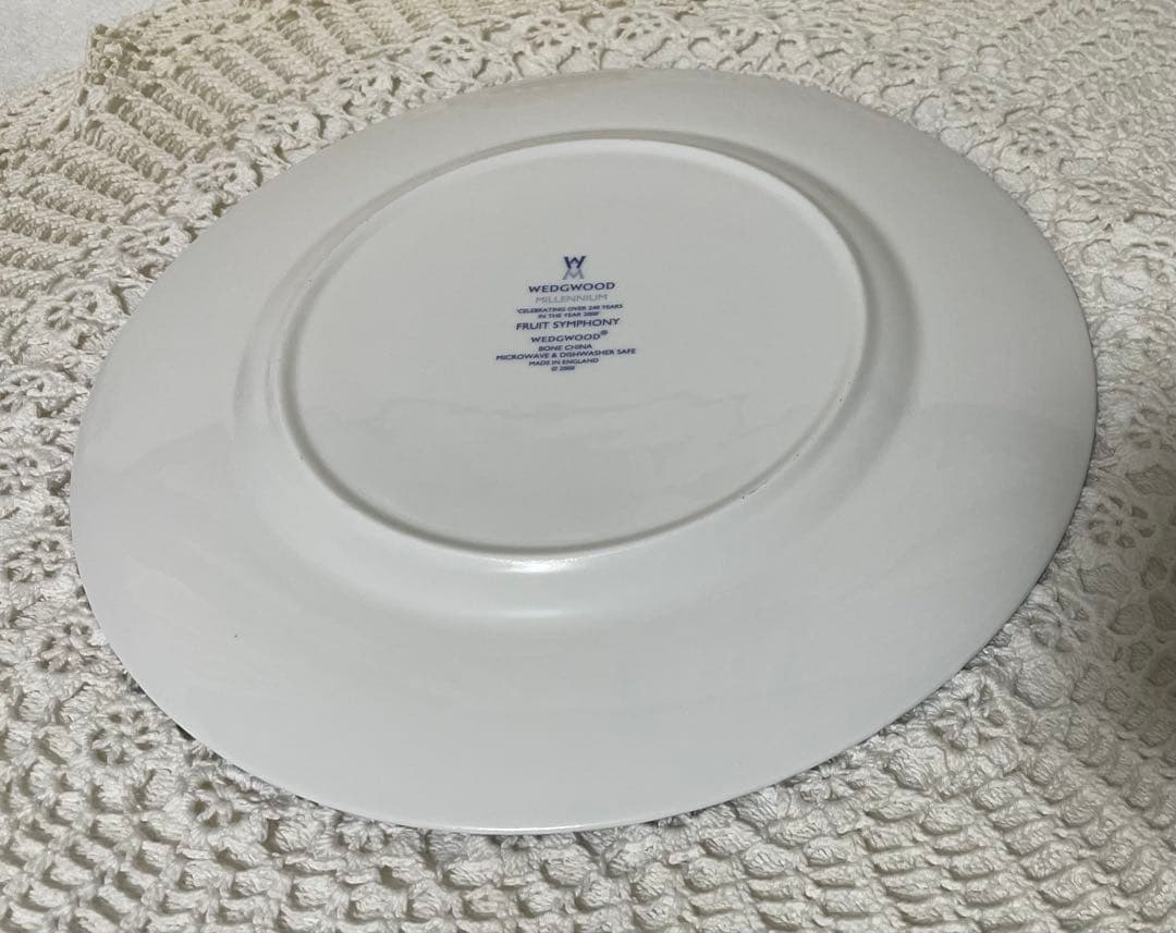  フルーツシンフォニー　パスタ皿とディナープレート各2枚セット