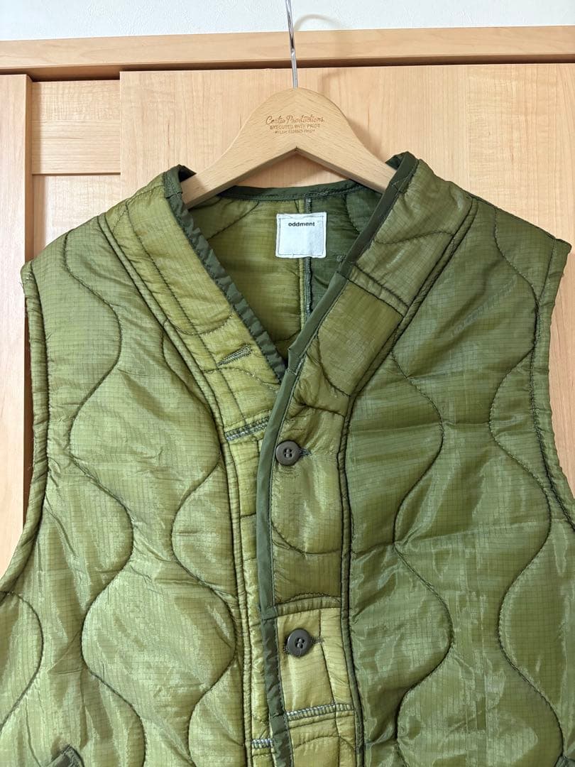 ODDMENT オッドメントＭ-65 キルティングライナー リメイクベスト