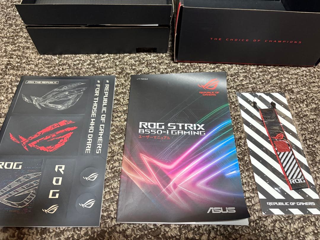 マザーボード AM4 ROG STRIX B550-I GAMING Mini-ITX