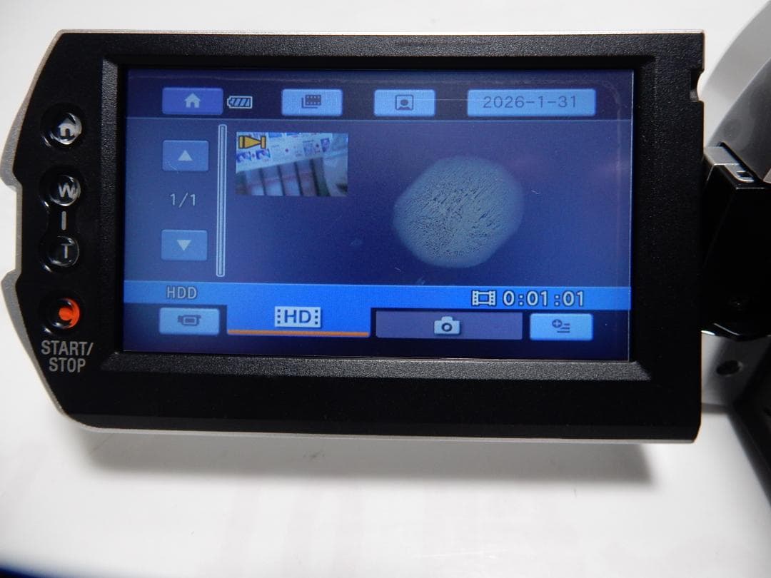 希少　訳有り　動作品　ソニー　SONY HDR-SR11 ビデオカメラ 60GB