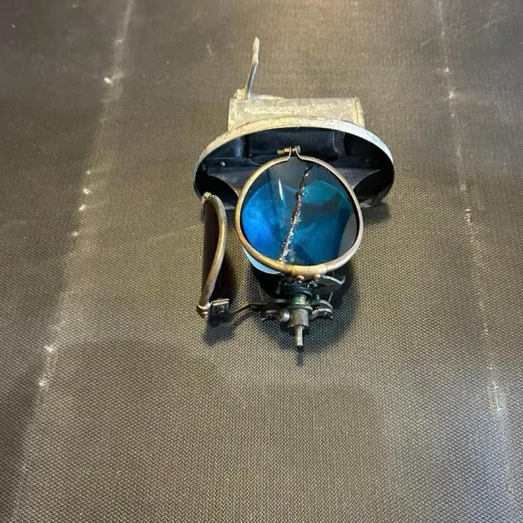 カーバイトランプ実機 磯村産業 みつびし信号燈