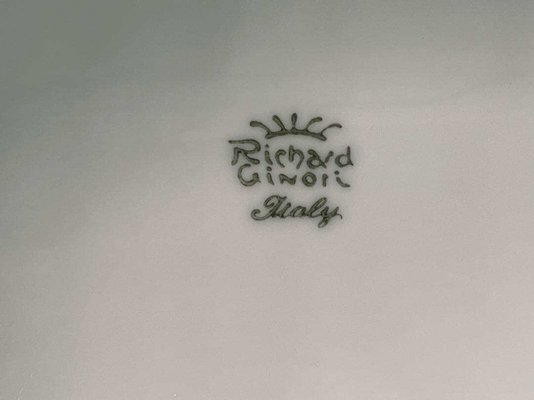 リチャードジノリ　ベッキオホワイト　オーバルボウル