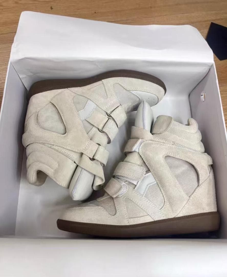 ISABEL MARANT ハイカットスニーカー ホワイト 37サイズ