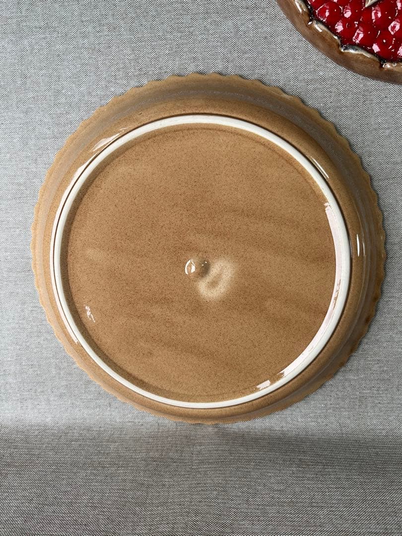 ヴィンテージ　蓋付きパイ皿 Pie Keeps 　蓋2枚　ポルトガル