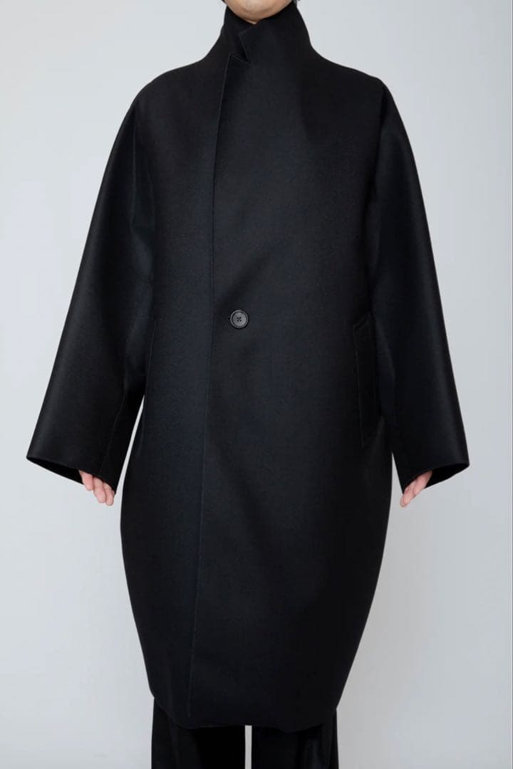 ジャケット・アウター 25AW RAINMAKER KYOTO COCOON COAT / BLACK