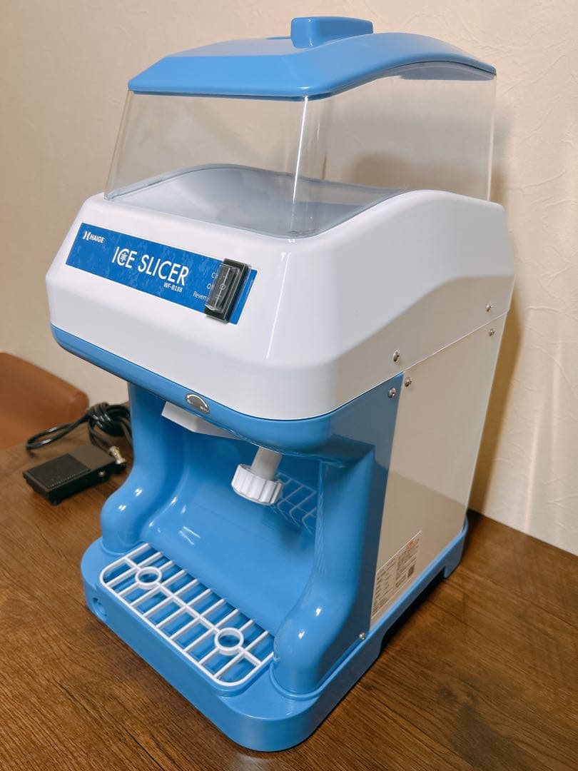 HAIGE 業務用電動かき氷機 WF-B188 ほぼ未使用　フットペダル付き