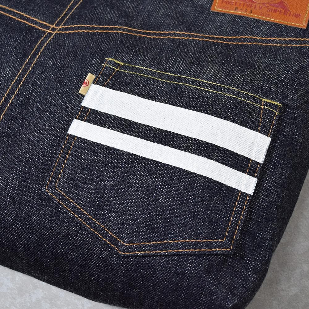 【新品同様】桃太郎ジーンズ MOMOTARO JEANS 出陣デニムトートバッグ