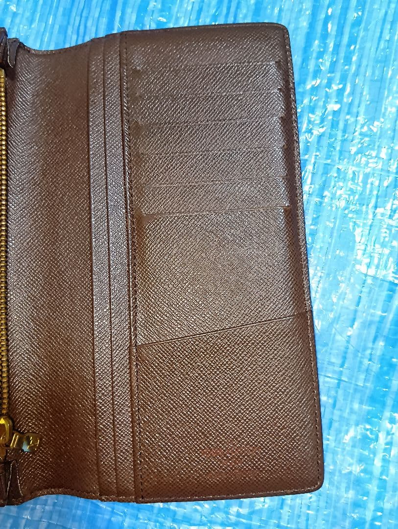 や*し様 ルイヴィトン ダミエ ポルトフォイユ ブラザ 2つ折り 長財布 小銭入