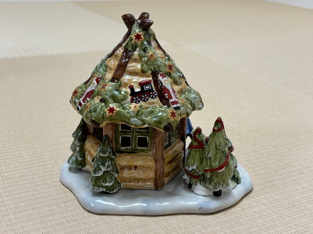 ひ*く様 ＊未使用＊【ビレロイ&ボッホ】クリスマス キャンドルホルダーハウス