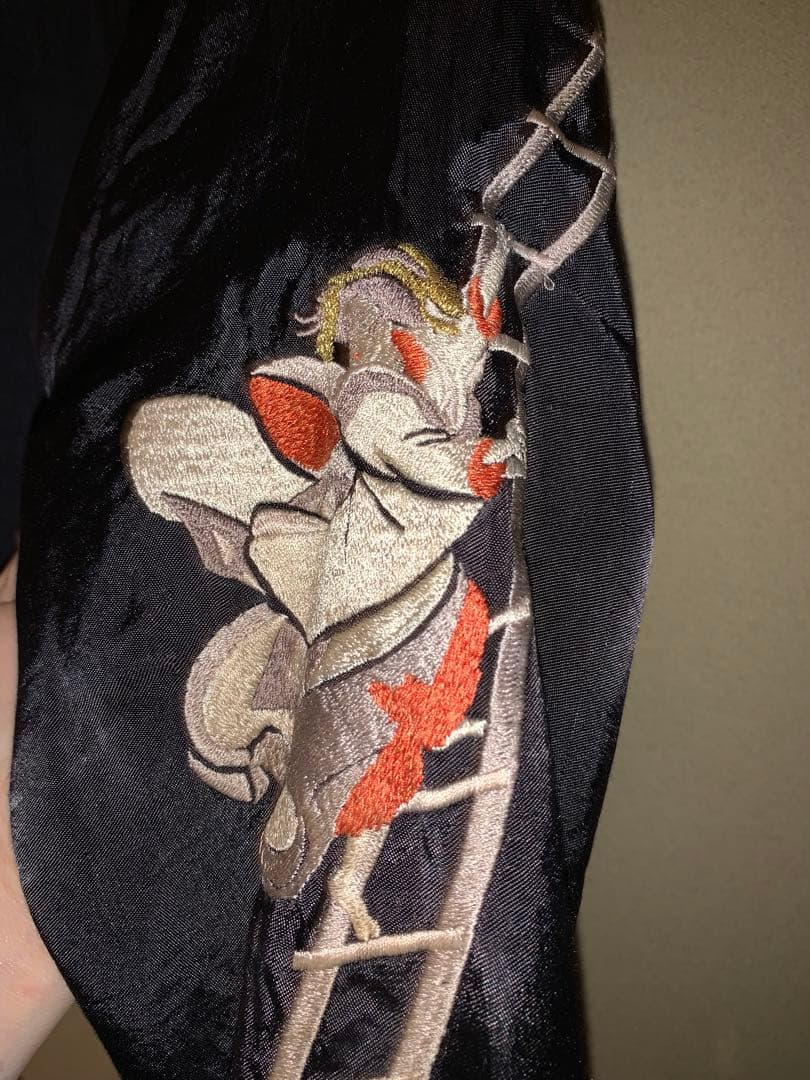 Pherrow's ネイビーホワイトスカジャン