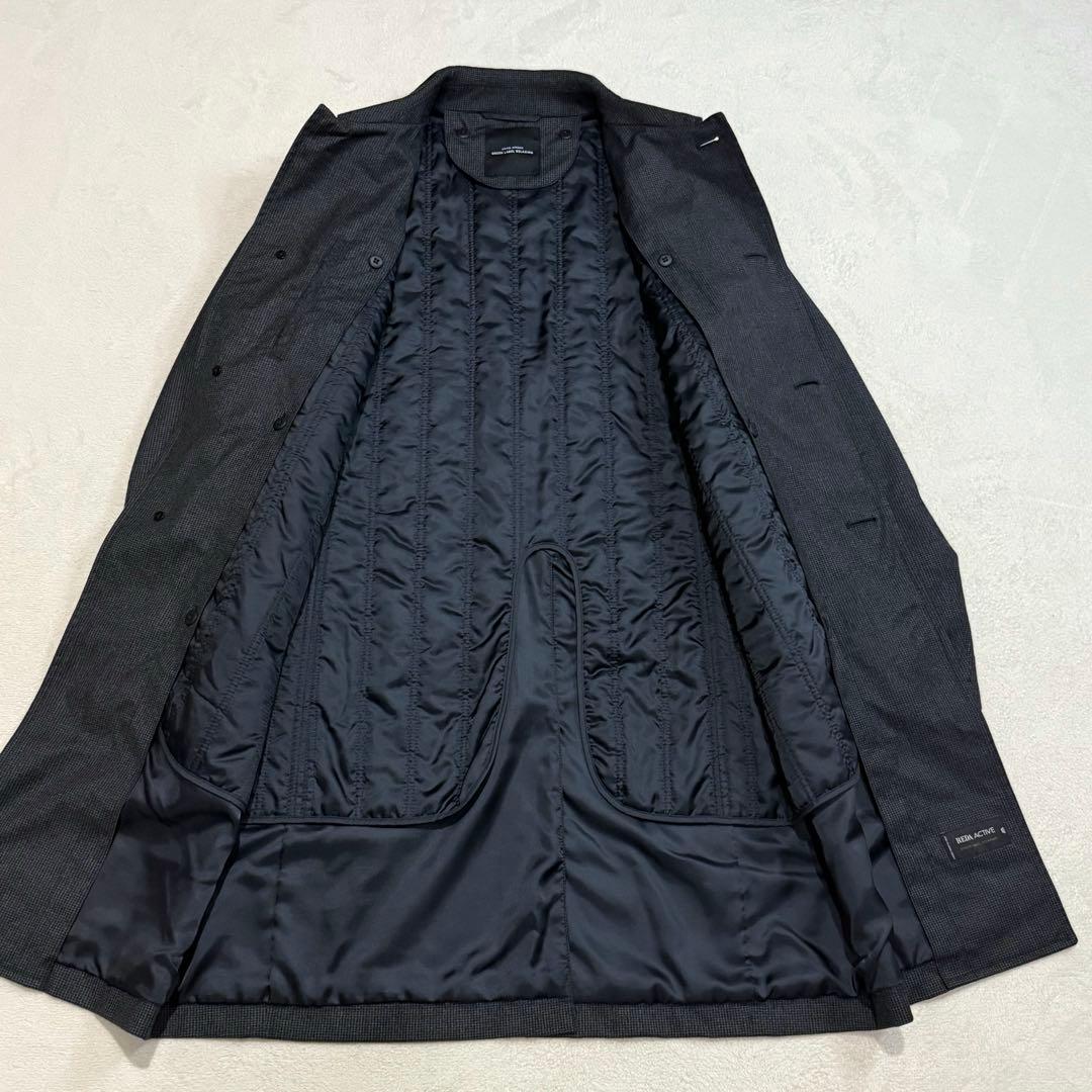【美品】グリーンレーベルリラクシング　ステンカラーコート REDA　ライナー付
