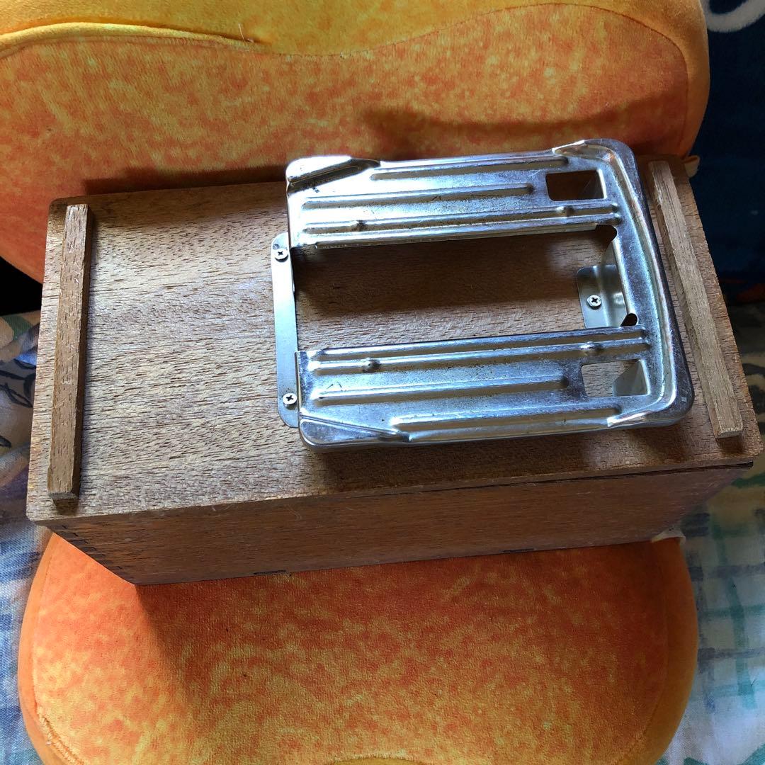 美品　ナショナル　レトロ アイロン 木箱付き