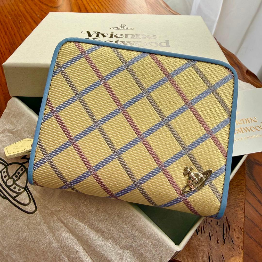 未使用美品/廃盤正規品VivienneWestwood オーブ/スリム折財布