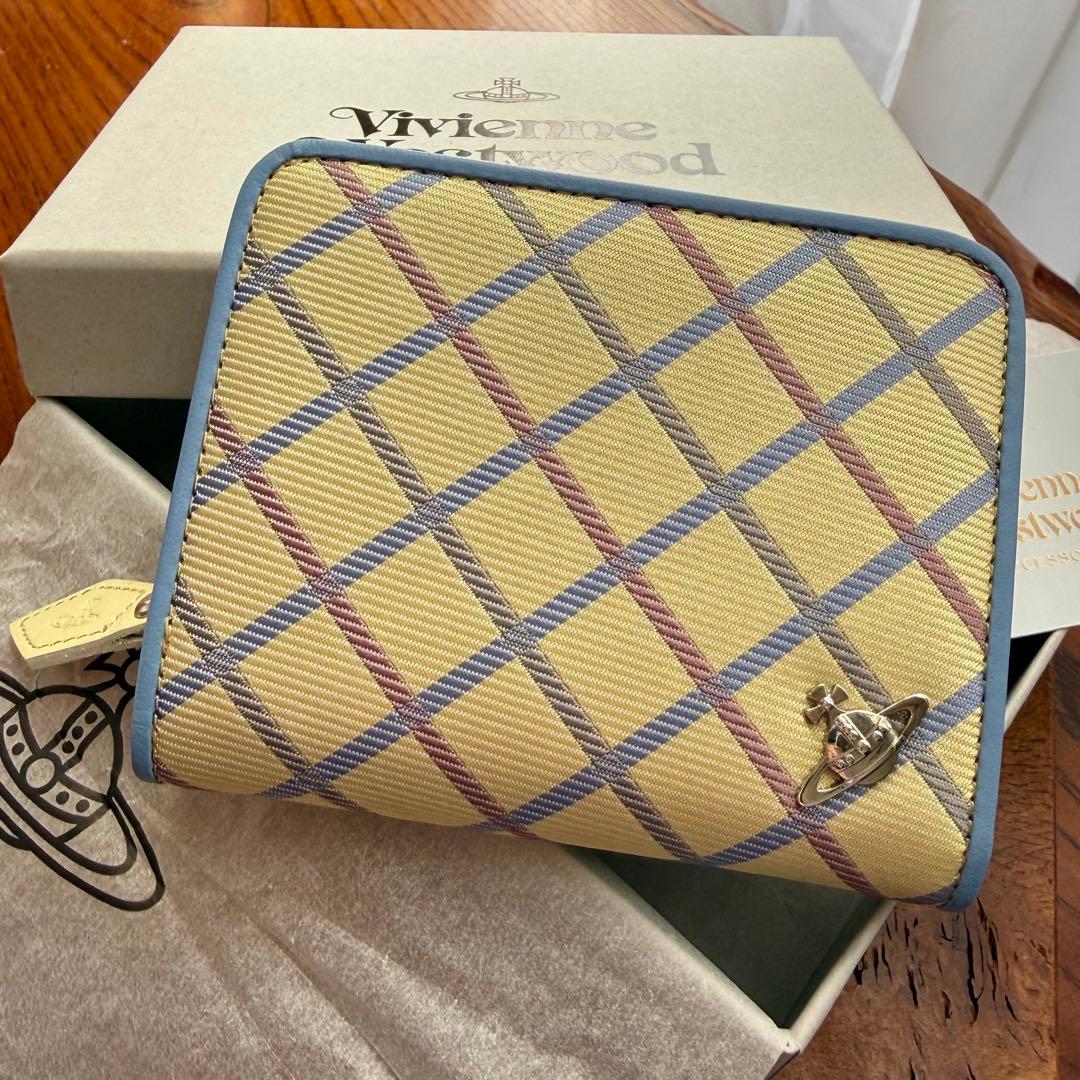 未使用美品/廃盤正規品VivienneWestwood オーブ/スリム折財布