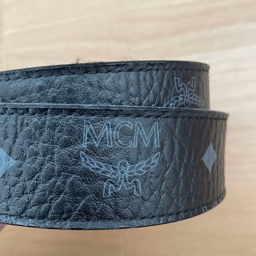 MCM ベルト ゴールド ブラック メンズ