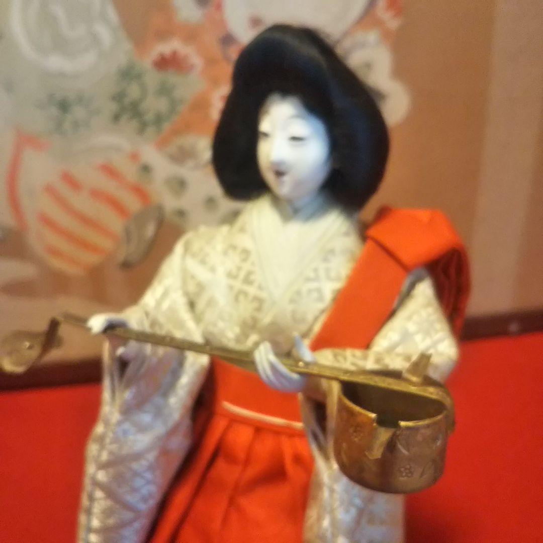 京都 田中彌 三人官女 京人形 昭和初期