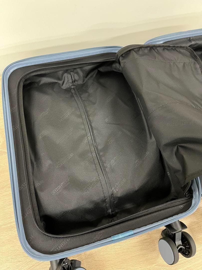 ブライテック BRO-18 機内持ち込み ストーンブルー　ストッパー付き