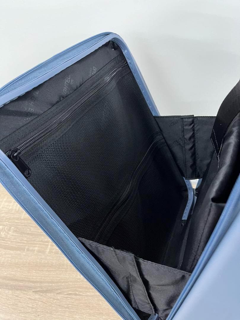 ブライテック BRO-18 機内持ち込み ストーンブルー　ストッパー付き