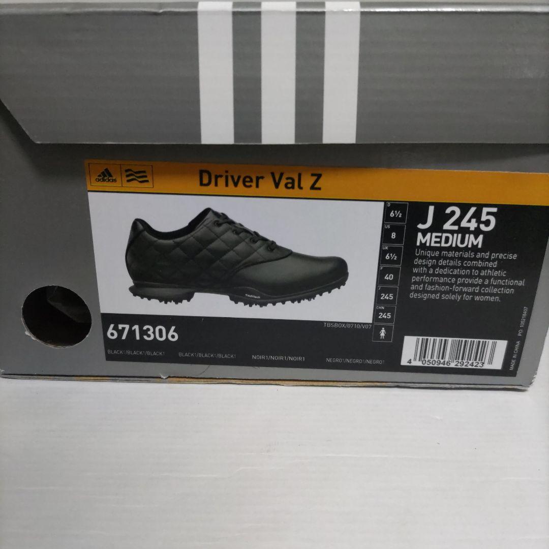 adidas golf D Val ゴルフシューズ ブラック 24.5