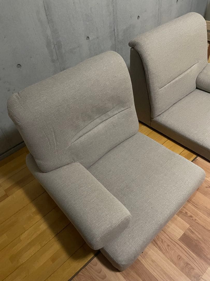 ソファ　ニトリ　送料無料　幅:145cm高:70奥行:80cm