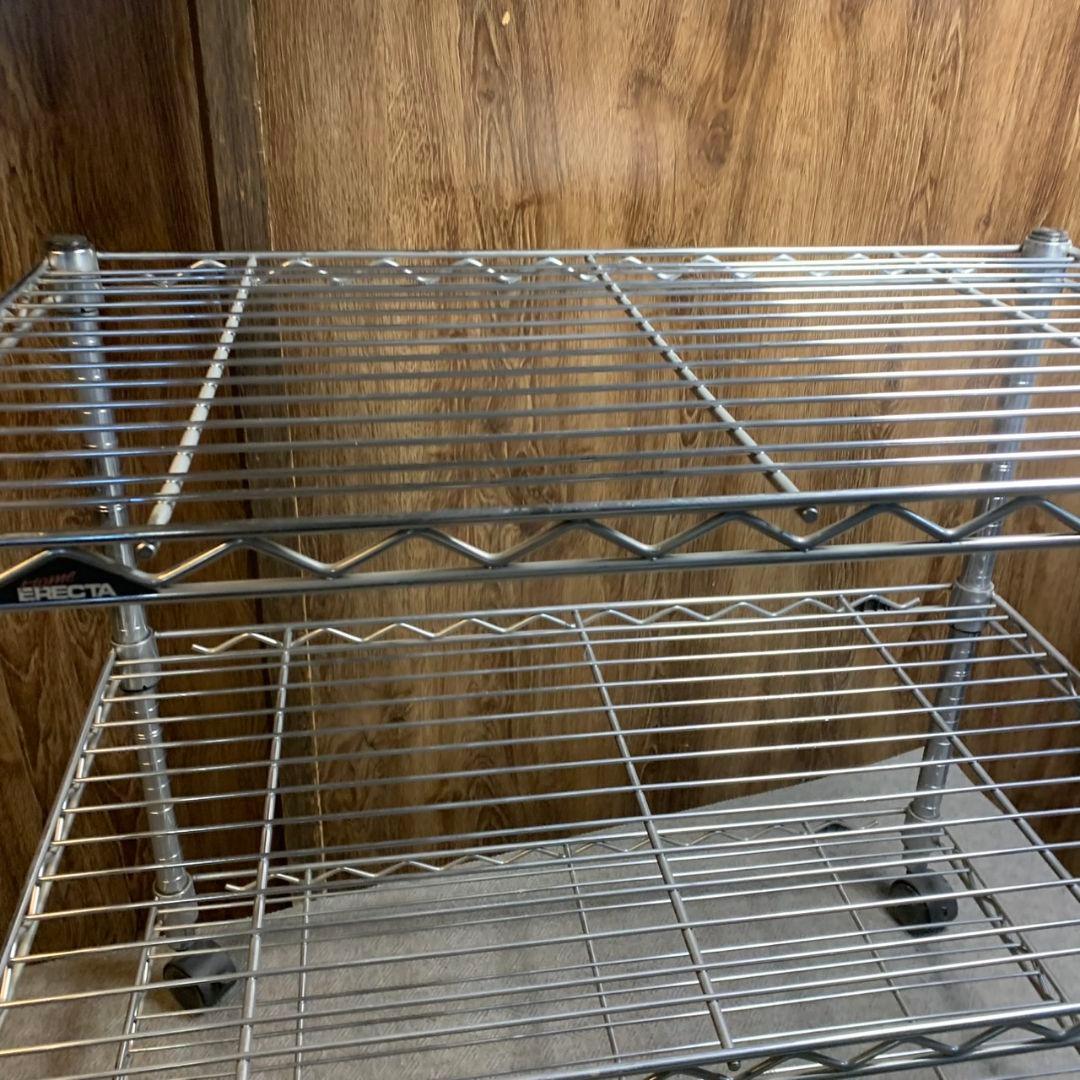 G880\"  ERECTA ワイヤーシェルフ 3段 750x450